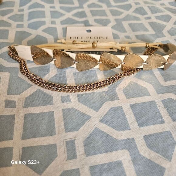 NWT Free People multi layered anklet - Picture 1 of 6
